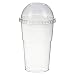 Produktbild 1-PACK Smoothiesbecher + Domdeckel mit Öffnung 200 ml, Ø 78mm, PET, glasklar, 50 Stück