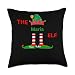 The maria elf shirt Christmas Santa Claus For Wome The Maria Funny Christmas Pajama Family Matching Elf t-s Throw Pillow, 18x18, Multicolor