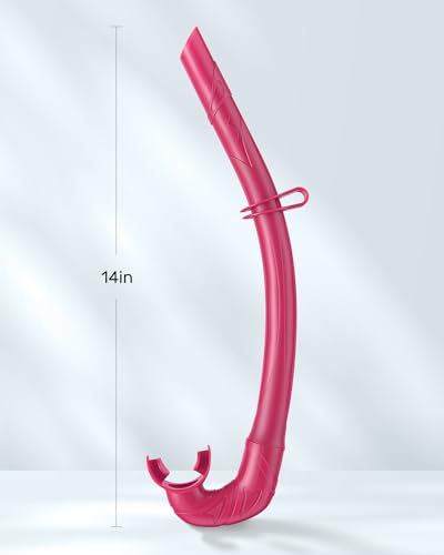 W WSTOO Adults Diving Snorkel Breathing Tube Silicone Flexible Foldable Snorkel Anti-Drop for Freediving Swim Training,Diving and Scuba Diving,Easy to Carry for Travel