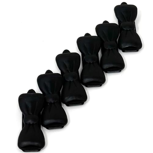 Camtiac Minihaarspange für Haustiere Haarschmuck Hundehaarspange 6 Stück Haarspangen schwarz 18