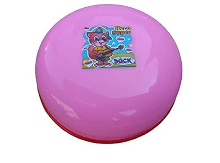 Lappu Portable Baby Powder Puff with Box Holder Container for Newborn and Kids for Baby Face and Body (Pink)