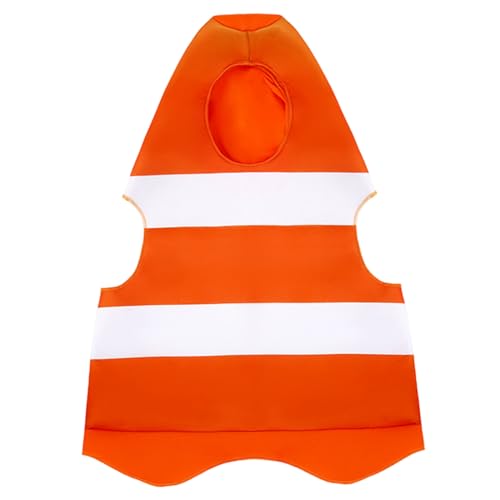 Costume de cône orange pour enfants | Finis les déguisements inconfortables pour fête et cosplay