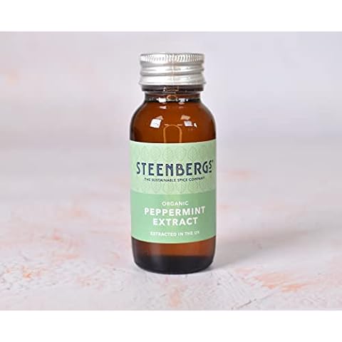 Steenbergs Organic Peppermint Extract 60ml Bottle Cover