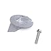 Boat Engine 6E5-45371-01 Aluminum Alloy Tab Trim Anode for Yamaha Outboard Motor 115HP-225HP 2/4-stroke, fit Sierra 18-6097 (Aluminum Alloy)