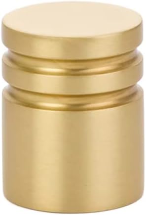 Emtek Metric Cabinet Knob 1" Width, Satin Brass