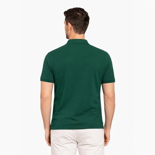 Image of Cotton Polo T-Shirt for Men | Solid Color Regular Fit Collar Neck T-Shirt