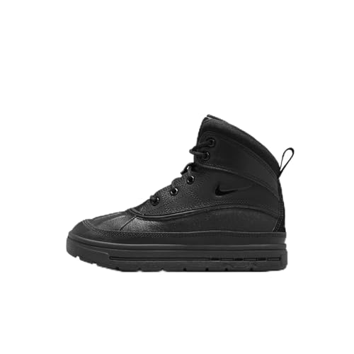 Nike Woodside 2 High Little Kids' Boots (HF0769-001, Black/Black/Black) Size 10.5