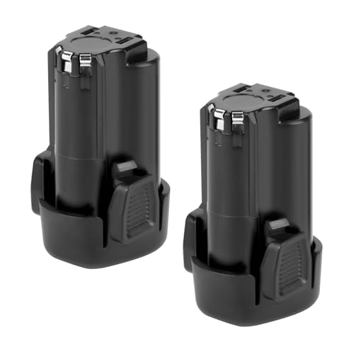 BURGARDEN 2 Pièces 10.8V 3000mAh Li-ION Batteries pour Black & Decker BL1510 BL1110 BL1310 LB12 LBX12 LBXR12 pour EGBL108 EGBL108KB GKC108 HPL106 HPL10IM HPL10RS BDCDMT112 LDX1 LDX112C PSL12