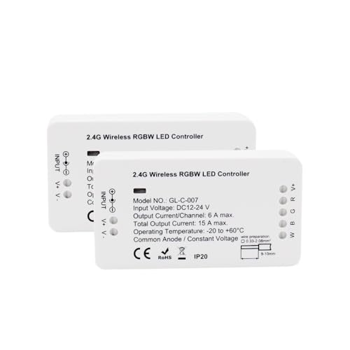 Contrôleur LED Zigbee commande vocale pour ruban RGBCCT compatible SmartThings