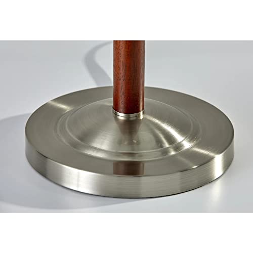 Adesso 4050-15 Lexington 22.5" Table Lamp – Lighting Fixture With Walnut Wood Body, Smart Switch Compatible Lamp. Home Improvement Equipment #TOP3