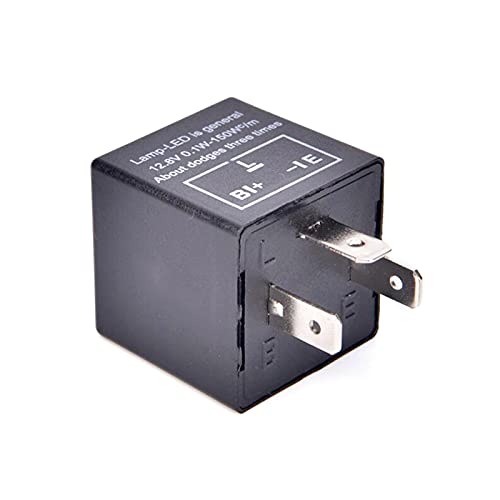 Relé Flash intermitente coche ajustable LED 12V 3 pines CF13 luz señal giro 3