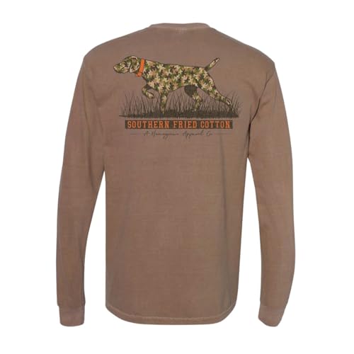 Camo Pointer Hunting Dog Long Sleeve T Shirt