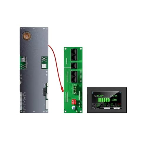 LDHJBNAC Inverter JK-PB2A16S20P 24V 48V 200A 8S-16S Lifepo4 Li-ion LTO Home Energy Storage 2A Active Balance(JK-PB2A16S20PX4.3)