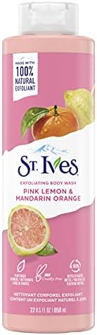 St. Ives Body Wash for sensitive skin Pink Lemon & Mandarin Orange certified cruelty-free by PETA 650 ml