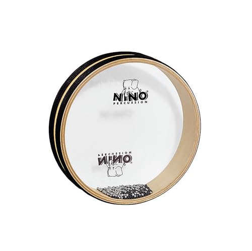Tambour d'océan Nino Percussion pour enfants dès 3 ans, instrument en chêne de 8 pouces