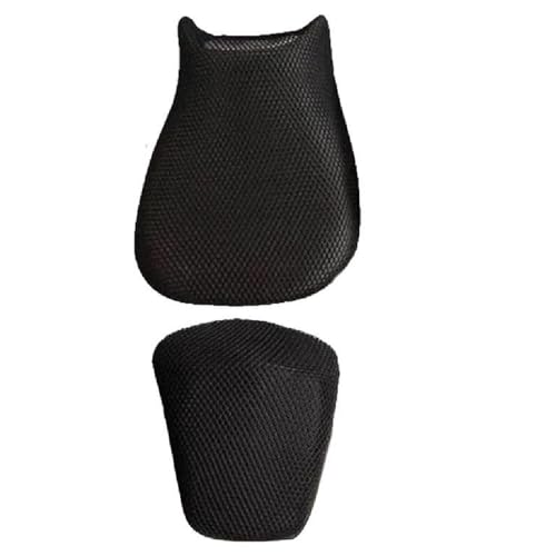 Housse de siège moto pour Yamaha MT03 en maille nid d'abeille respirante