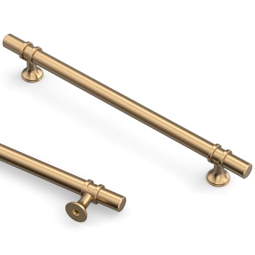 Asidrama 4451A 10 Pack 15 Inch(381mm) Champagne Bronze Kitchen Cabinet Handles, Cabinet Pulls Kitchen Cabinet Hardware Cupboard Handles Drawer Pulls by Asidrama - Used condition - US$64.39