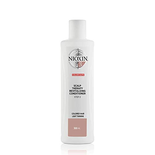 Nioxin System 3 Scalp Therapy Conditioner for Color Treated Hair with Light Thinning, 10.1 oz