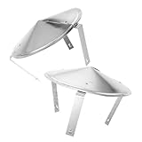 Design élégant : ce chapeau de cheminée arbore un aspect raffiné et sert à la fois de couvre-cheminée et d’élément décoratif, s’harmonisant avec la façade de votre bâtiment. il peut également servir de chapeau de cheminée pour conduit de gaz ou de chapeau anti-pluie