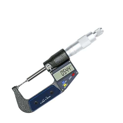 Micromètre numérique 0-25 mm pour mesurer les petites pièces avec sa tête fine 1 mm