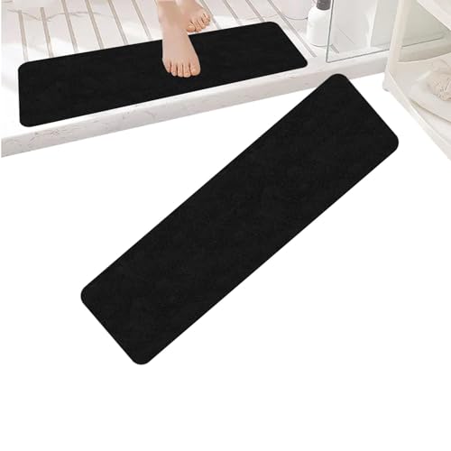 Stufenmatte 76x20 cm rutschfest wiederverwendbar Treppenmatte für Treppen Innen und Außen für Holzstufen