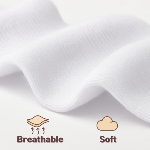 Women’s Casual Crew Calf Socks - Soft Comfortable Lightweight Cotton Blend Above Ankle Socks for Woman 7 Pairs Size 5-114