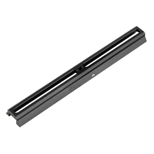 Placa de cola de milano negra de 240mm para montar miras telescópicas