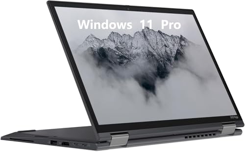 Lenovo ThinkPad X13 Yoga Gen 3, 13,3 Zoll FHD 2-in-1 Notebook mit Touchscreen, Intel Core i7-1265U, 16GB RAM, 512GB SSD, QWERTY Tastatur, Windows 11 Pro (Generalüberholt)