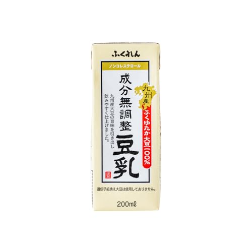 ふくれん 九州産ふくゆたか大豆成分無調整豆乳 200ml×24個