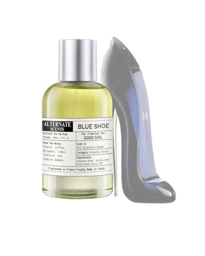 Image of Alternate Scents BLUE SHOE 100ml Long Lasting Perfume For Men |Strong& long Lasting with 30% Oil Concentration|Floral-Gourmand Scent|Fragrance From France | Made In India|