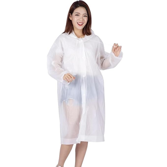 EVA Waterproof Rain Coat Hooded Full Sleeve Unisex Rainwear Poncho for Men Women Boys and Girls Lightweight Reusable Outdoor Raincoat for Camping Hiking Travel-picture-11