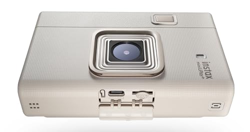 Image of FUJIFILM Instax Mini LiPlay+ Hybrid Instant Camera - Sand Beige