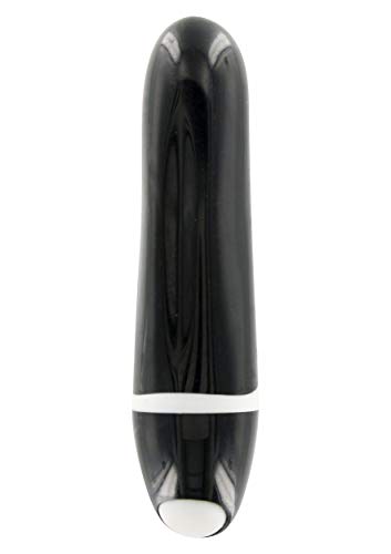 Vibe Therapy Mini Vibromasseur Laqué Rigide de Poche Noir