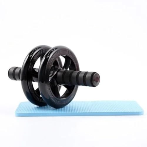 Roda Abdominal Profissional para Malhar - Equipamento Fitness com Tapete Antiderrapante para Muscula