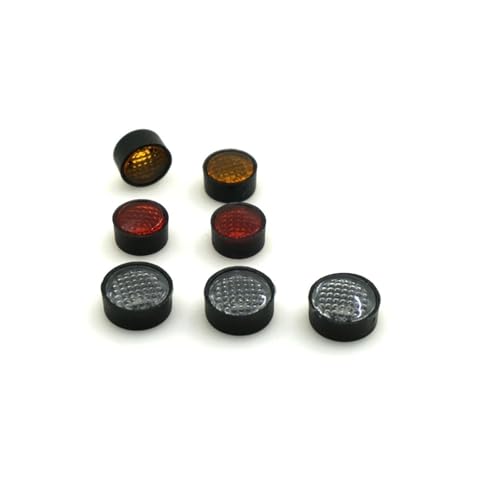 Luces Vehículo RC D90 1/10 para Reparar Copas de Lámpara Redondas Rotas 2