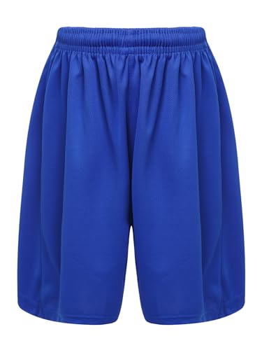 YiZYiF Kids Boys Athletic Shorts Solid Color Running Basketball Bottom Girls Gym Training Sports Shorts Trunks