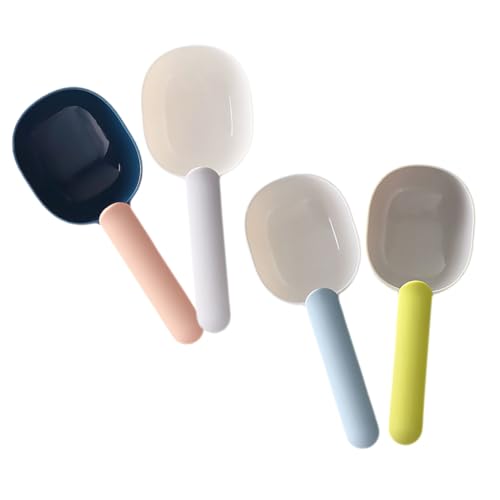 CIYODO 4個 計量スプーン プラスチック製 素材 長柄設計 精密目盛付き 多用途 大さじ 小さじ キッチン用 コーヒー粉計量 家用米計量器
