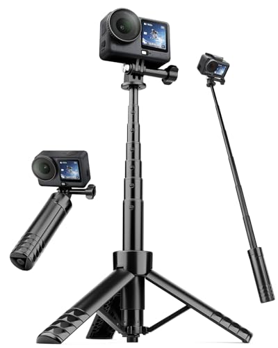 Ultraleggero e Portatile: Con un peso di soli 136g e una lunghezza da ripiegato di appena 16cm, questo mini selfie stick treppiede da tavolo è più leggero della maggior parte degli smartphone e può essere infilato facilmente in una borsa o persino in una piccola borsa a tracolla. Il compagno di viaggio ideale per la fotografia in movimento, sia che tu stia esplorando la natura o catturando momenti di vita quotidiana