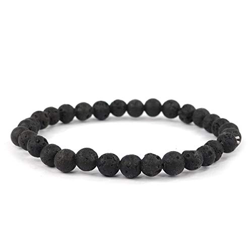 Image of Reiki Crystal Products Certified Natural Crystal Stone Bracelet 6 mm Round Beads for Men & Women | Premium Gemstone Jewellery Collection | Reiki Charged | Multiple Stone Variants Available