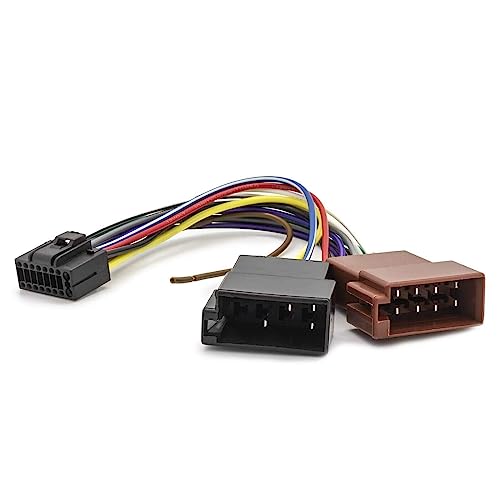 Sound-way Câble Adaptateur Faisceau Adaptateur fiche ISO Radio Compatible avec autoradio...