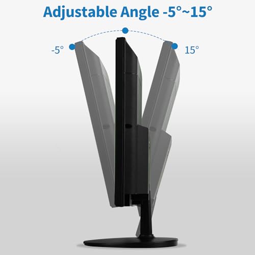Image of 19 inch 1440x900 PC Monitor Office Monitor HDMI VGA LED Desktop Display Dual Speakers,60Hz,5ms,VESA Mounting,Wide Viewing Angle 170,Brightness 300cd /m,Tilt Adjust,Business Computer Screen