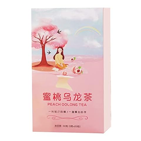 Herbata Owocowa, Herbata Oolong, 20 Liczeń Brzoskwinia Herbata Oolong Pure Suszone Owoce Opakowanie Indywidualne Herbata dla Domu 60g