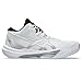 ASICS Men's Sky Elite FlyteFoam Mid Top 3 Volleyball Shoes, 11.5, White/White