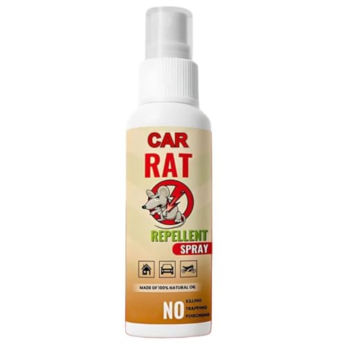 Car Rat Repellent Spray Natural Oil Based Surface Care Spray for Car Motorcycle Home Engine Area Storage Space and Indoor Maintenance 100ml(Pack 1) Deal