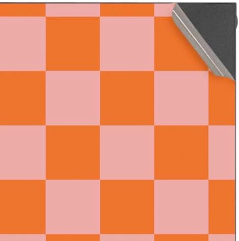 Skinit Decal Gaming Skin Compatible with Xbox Series X Digital Edition Console - Orange Checkered Design