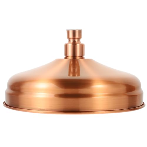Angoily Cabeza de Ducha de Cobre de Alta Presión Cabeza de Ducha de Lluvia Vintage Retro Rociador de Ducha Baño Lluvia Rociador Boquilla Reemplazo para Baño de Una Sola Cabeza