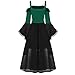 Reooly Halloween Dress, vestido lazo con la mariposa Sleeveand Hombro para Mujeres...