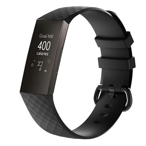 GoodZwetch Ersatzarmband Kompatibel mit Fitbit Charge 4/Charge 3/SE Armband Weiches Uhrenarmband Sports Watch Armbänder für Damen Herren