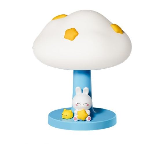Cloud Night Light, Soft Silicone LED Lamp with 3 Brightness Levels & Tap Control, Rechargeable, Cute Baby Night Light for Nursery and Bedroom