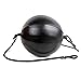 Sac de Vitesse en Cuir Speed Ball Hanging Boxing Punching Ball,Double End Ball avec Boxing Reflex Ball et Pompe pour Gym Boxing Sports Punch Bag Adult Kids Hommes Femmes,B